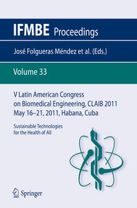 Vorderes Coverbild V Latin American Congress on Biomedical Engineering CLAIB 2011 May 16-21, 2011, Habana, Cuba