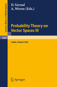 Vorderes Coverbild Probability Theory on Vector Spaces III