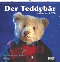 Vorderes Coverbild Der Teddybär 2026 - Broschürenkalender - Wandkalender - Format 30 x 30 cm