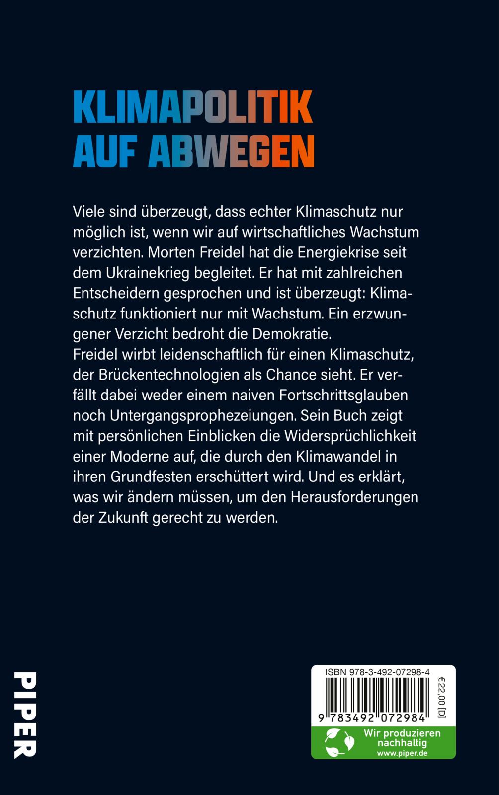Rückseitencover So rettet ihr das Klima nicht!