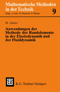 Vorderes Coverbild Anwendungen der Methode der Randelemente in der Elastodynamik und der Fluiddynamik