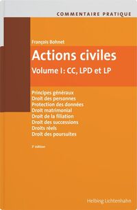 Vorderes Coverbild Commentaire pratique Actions civiles