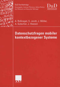Vorderes Coverbild Datenschutzfragen mobiler kontextbezogener Systeme
