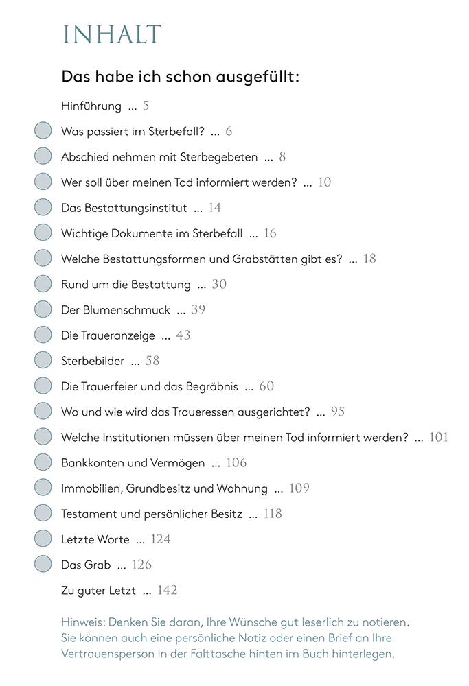 Beispielinhalt (Bild) So will ich gehen