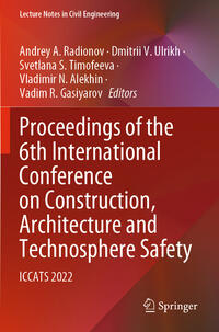 Vorderes Coverbild Proceedings of the 6th International Conference on Construction, Architecture and Technosphere Safety