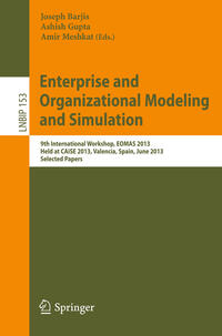 Vorderes Coverbild Enterprise and Organizational Modeling and Simulation