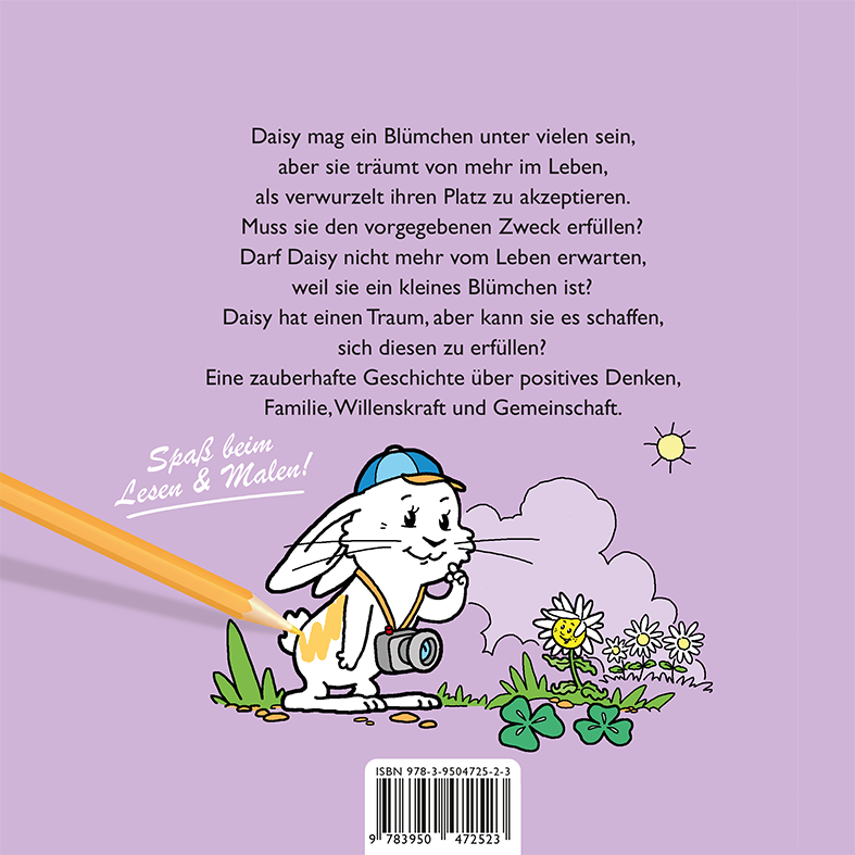 Rückseitencover Daisy Gänseblümchen