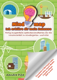 Vorderes Coverbild KitaFix-Mindmap Ich erkläre dir mein Zuhause (Fertig ausgearbeitete Gedankenlandkarten für die Vorschularbeit in Kindergarten und Kita)