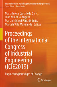 Vorderes Coverbild Proceedings of the International Congress of Industrial Engineering (ICIE2019)