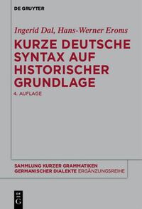 Vorderes Coverbild Kurze deutsche Syntax auf historischer Grundlage