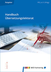 Vorderes Coverbild Handbuch Übersetzungslektorat