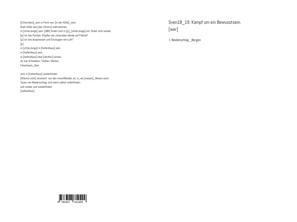 Gesamtes Coverbild Sven18_19. Kampf um ein Bewusstsein. [wer]