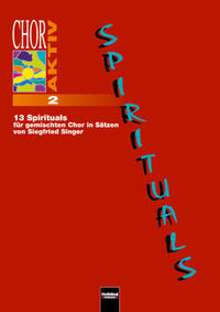 Vorderes Coverbild Chor aktiv 2, 13 Spirituals SATB