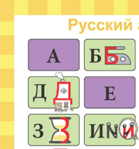 Vorderes Coverbild Russisches kyrillisches Alphabet