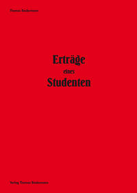 Vorderes Coverbild Erträge eines Studenten