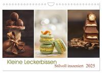 Vorderes Coverbild Kleine Leckerbissen - Stilvoll inszeniert (Wandkalender 2025 DIN A4 quer), CALVENDO Monatskalender