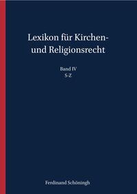 Vorderes Coverbild Lexikon für Kirchen- und Religionsrecht
