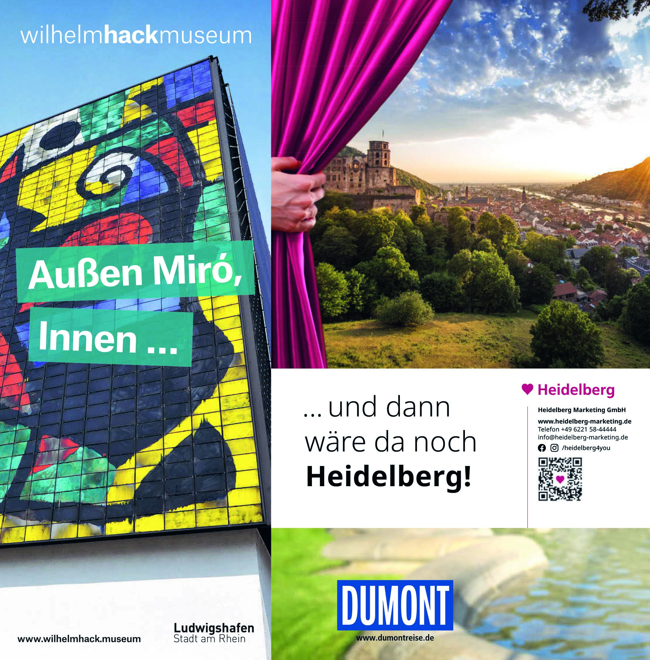 Rückseitencover DUMONT direkt Reiseführer Mannheim