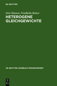 Vorderes Coverbild Heterogene Gleichgewichte