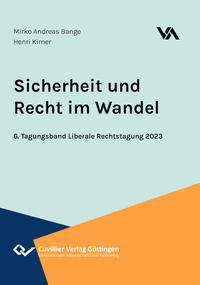 Vorderes Coverbild Sicherheit und Recht im Wandel
