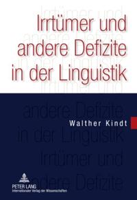 Vorderes Coverbild Irrtümer und andere Defizite in der Linguistik