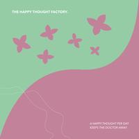 Vorderes Coverbild The happy thought factory