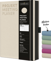 Vorderes Coverbild Projekt-Meeting Planer Sand
