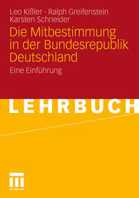 Vorderes Coverbild Die Mitbestimmung in der Bundesrepublik Deutschland