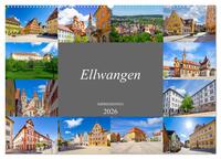 Vorderes Coverbild Ellwangen Impressionen (Wandkalender 2026 DIN A2 quer), CALVENDO Monatskalender