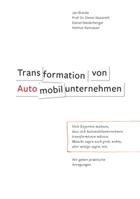 Vorderes Coverbild Transformation von Automobilunternehmen