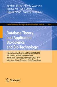 Vorderes Coverbild Database Theory and Application, Bio-Science and Bio-Technology