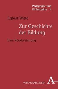 Vorderes Coverbild Zur Geschichte der Bildung