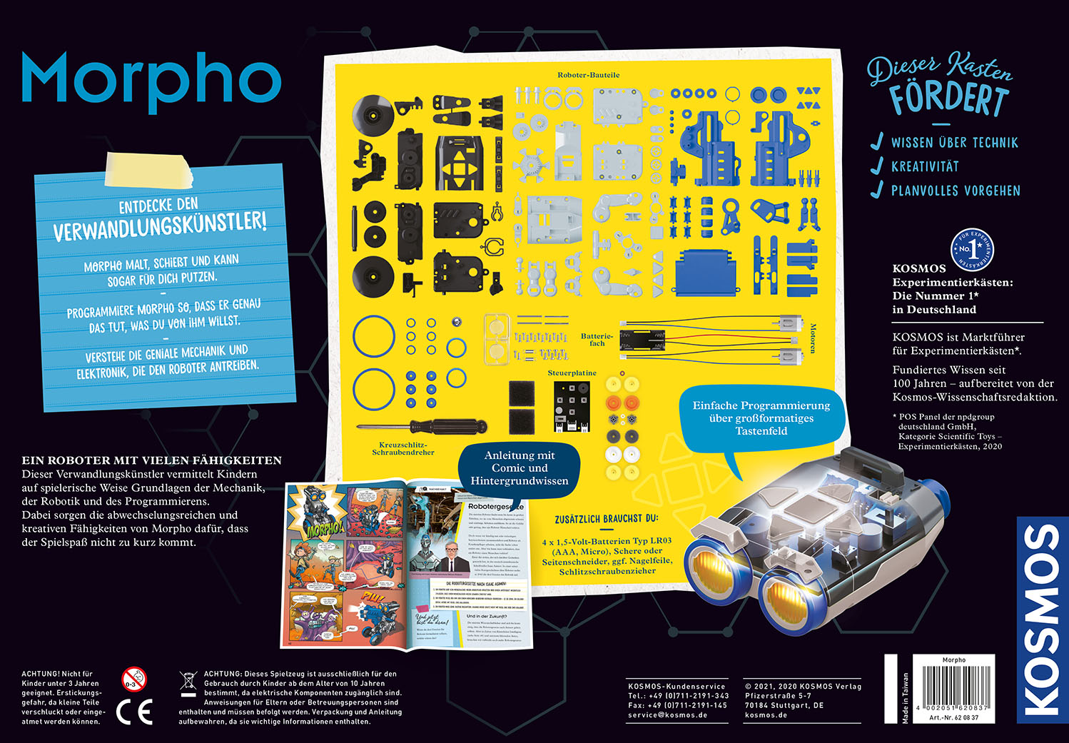 Rückseitencover Morpho - Dein 3-in-1 Roboter