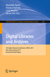 Vorderes Coverbild Digital Libraries and Archives