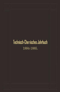 Vorderes Coverbild Technisch-Chemisches Jahrbuch 1884–1885