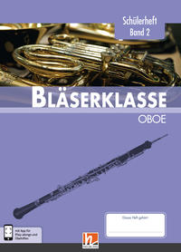 Vorderes Coverbild Leitfaden Bläserklasse. Schülerheft Band 2 - Oboe