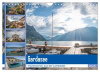 Vorderes Coverbild Gardasee - Impressionen aus der Lombardei (Wandkalender 2025 DIN A4 quer), CALVENDO Monatskalender