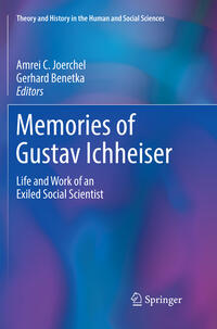 Vorderes Coverbild Memories of Gustav Ichheiser
