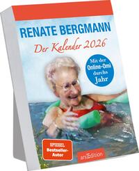 Vorderes Coverbild Abreißkalender Renate Bergmann – Der Kalender 2026