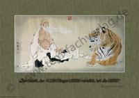 Vorderes Coverbild "Der Weise unterrichtet den Tiger" von Shen Mei - ??