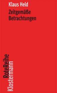 Vorderes Coverbild Zeitgemäße Betrachtungen