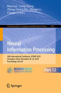 Vorderes Coverbild Neural Information Processing