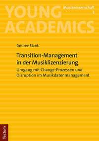 Vorderes Coverbild Transition-Management in der Musiklizenzierung