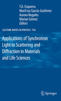 Vorderes Coverbild Applications of Synchrotron Light to Scattering and Diffraction in Materials and Life Sciences