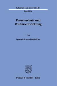 Vorderes Coverbild Prozessschutz und Wildnisentwicklung.