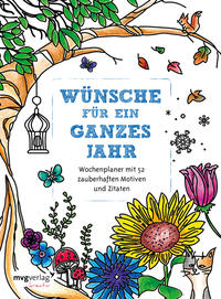 Vorderes Coverbild Wünsche für ein ganzes Jahr: Malbuch für Erwachsene
