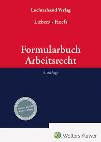 Vorderes Coverbild Formularbuch Arbeitsrecht