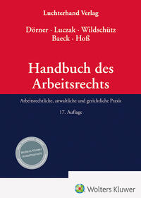 Vorderes Coverbild Handbuch des Arbeitsrechts