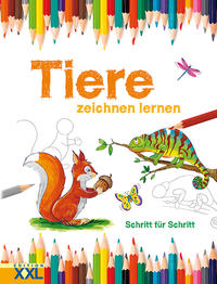 Vorderes Coverbild Tiere zeichnen lernen