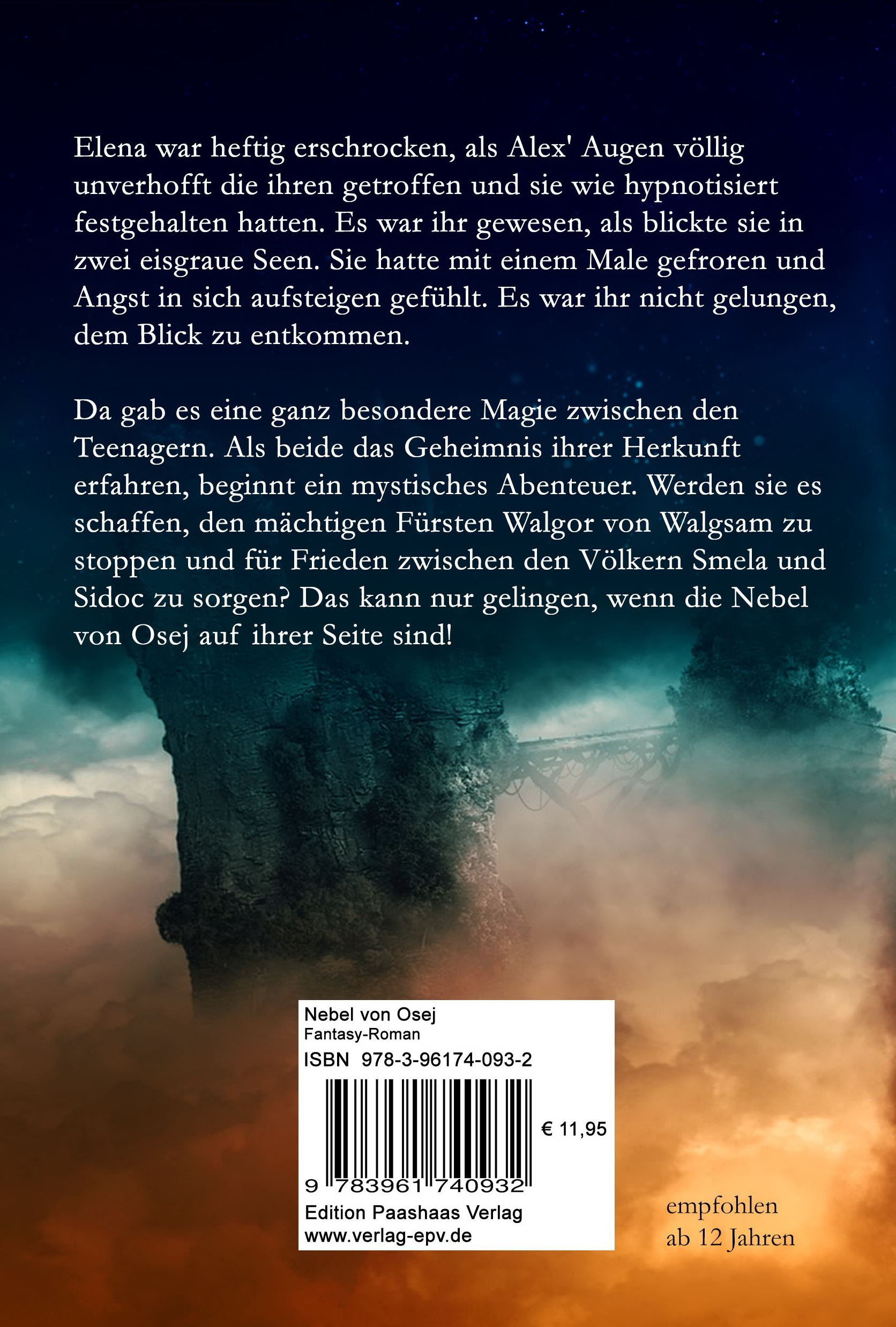 Rückseitencover Nebel von Osej